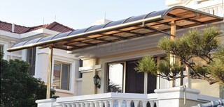 富诺尼华定制福州新型耐力板雨棚庭院组合式pc露台棚图片3