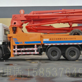 漯河25米臂架式泵车28米水泥泵车厂家30米车载式泵车价格多少钱