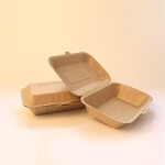 餐盒原木色餐盒本色餐盒环保餐盒可降解饭盒泉林本色餐盒