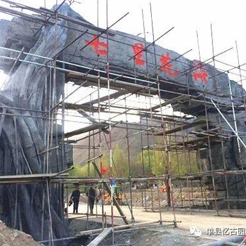 廊坊防火假樹大門廊坊仿水假樹大門制作價格