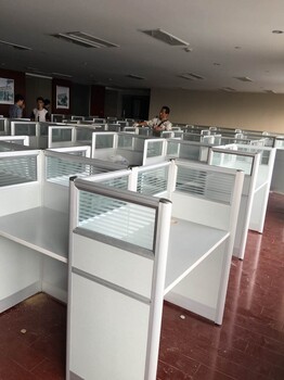 安徽合肥隔断办公桌职员电脑桌定做办公隔断大厂家