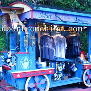 供应黑龙江哈尔滨商业街木质小卖部热饮售卖屋木质奶茶屋