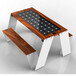 天津河西太陽能座椅智慧公園座椅智慧太陽能椅WYC1811