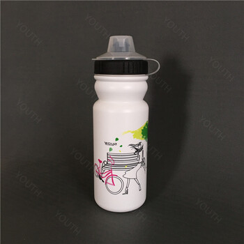 Youth创意定制食品级塑料水壶自行车塑料PE水壶PE运动水壶
