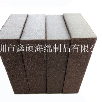 鑫硕海棉厂家定做沙块磨块抛光块高弹性海绵去锈砂