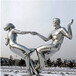 广东原著不锈钢雕塑厂家供应不锈钢人物雕塑公园景观雕塑摆件