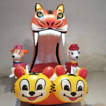 广场充气车图片