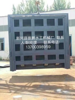 大型平面定輪鋼制閘門怎么維修，崇鵬終身維修