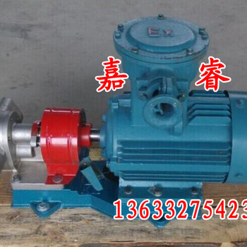 嘉睿生产KCB83.3不锈钢齿轮油泵NYP转子泵RY导热油泵