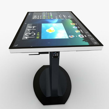 55寸多媒体显示屏智能电子沙盘电容触摸茶几教学一体机互动查询机