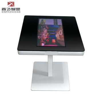 鑫飞无人餐厅智慧餐饮智能餐桌液晶显示器多功能咖啡桌加盟招商