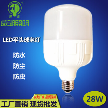 照明威湖LED球泡灯28W