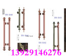 贵阳花溪碧桂园酒店玫瑰金镜面不锈钢大门拉手