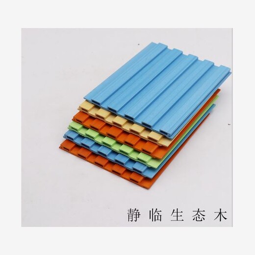 上海400平缝竹木纤维集成墙面效果图