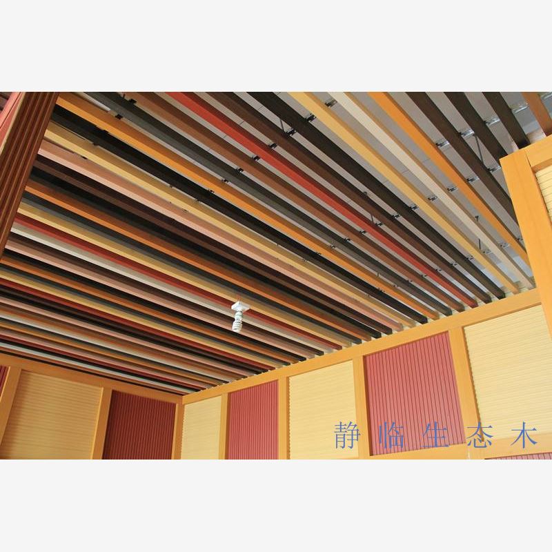 丹东市静临600平缝竹木纤维集成墙面装饰效果展示