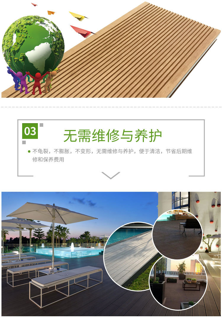 淮北市工程用木塑地板供应