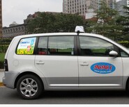 新型宣传媒体上海出租车侧窗广告，更放心图片2