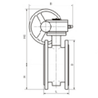 D341W型PN0.5~PN1通风蝶阀