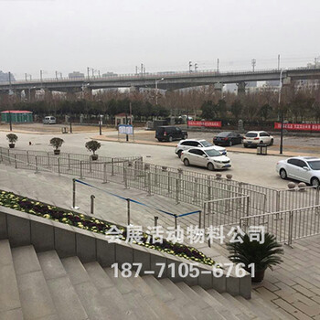 湖北武汉市不锈钢铁马护栏租赁出租