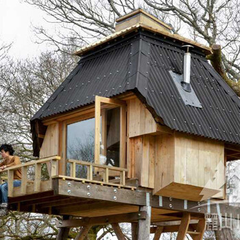 树屋设计/个性化/木结构树屋