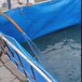 新型镀锌板圆形帆布池简易安装水产养殖池