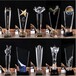 南京水晶玻璃生产厂家，优秀员工表彰奖杯，单位活动比赛水晶奖座