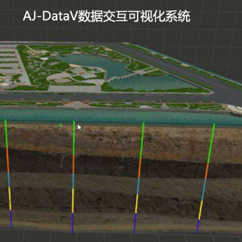 AJ-DataV大数据交互可视化系统地质勘察