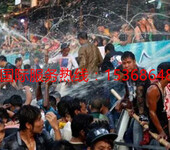 今年缅甸泼水节只允许搭建80个台