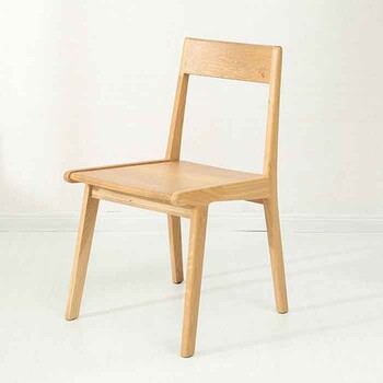实木白蜡木餐椅日式餐桌椅子咖啡厅餐椅厂家定做众美德