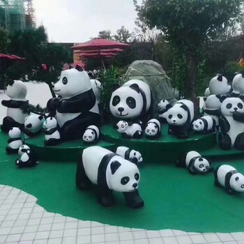 熊貓模型展覽出租美陳互動游樂出租出售