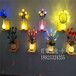 商業照明盆景燈-餐廳玫瑰盆景燈