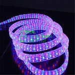 生产销售LED圆二线彩虹管霓虹管柔性灯带