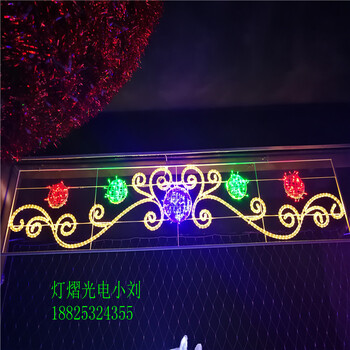 中山LED過(guò)街燈廠家路燈桿LED跨街燈單雙兜簾燈橫街道燈