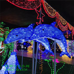 海洋动物装饰灯LED滴胶海豚造型灯海豚装饰灯海豚景观灯
