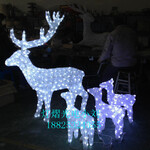 园林亮化鹿子装饰灯滴胶鹿子造型灯铁艺鹿子图案灯灯光节鹿子摆件