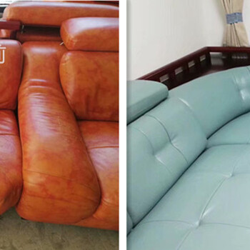 翻新一套沙发合算吗沙发脱皮了换皮怎么收费沙发维修沙发换皮