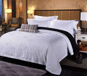宾馆酒店床上用品旅馆布草被套床单枕套全棉四件套