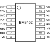 BM3452多节锂电池保护IC