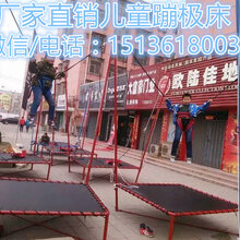 儿童蹦极,钢架小蹦极,折叠蹦极床,单人小蹦极图片