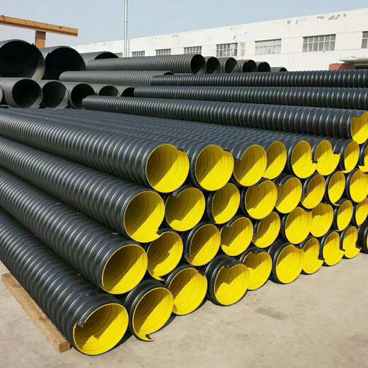 河北张家口HDPE钢带增强螺旋波纹管生产厂家
