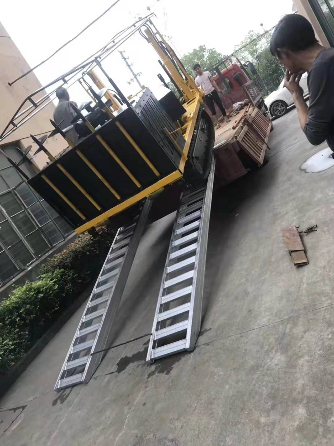北京8T定制叉车专用高强度铝梯铝爬梯上下货车专用铝梯安全爬梯