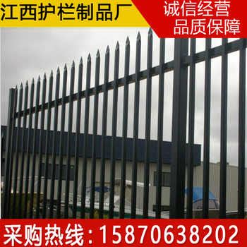 安福县铁艺热镀锌钢护栏围栏栏杆儿园农村围墙栅栏隔离栏