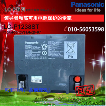 松下蓄电池（Panasonic）LC-P1238ST12V38AHUPS保三年