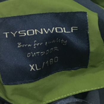 TYSONWOLF冲锋衣定做印字印图广告冲锋衣防风防水加厚外套
