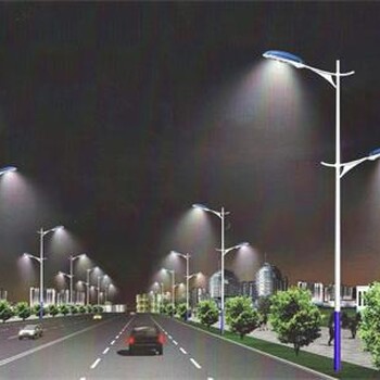 福瑞光電雙支臂太陽能路燈01