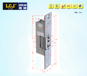 力士坚电锁批发OC3201L阴极锁图片5