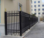 中山铁艺栅栏工程灯饰厂围墙护栏安装冲孔锌钢栏杆