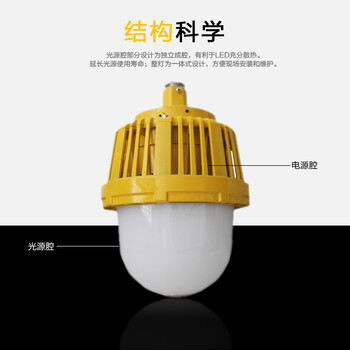 华荣GCD616防爆固态照明灯LED防爆灯GC203防水防尘防震防眩灯50W