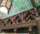 PVC板吊顶3D寺庙吊顶佛像顶上天花板精雕图古建寺庙图片