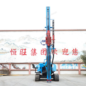 光伏打樁機（青海共和液壓錘打樁機生產(chǎn)廠家）履帶式液壓錘打樁機